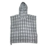 (DESIGNERS) 2000'S～ ISSEY MIYAKE MEN BLACK TAG BLOCK CHECKERED GARMENT DYED UNEVEN MATERIAL SLEEVELESS HOODIE