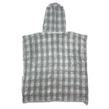(DESIGNERS) 2000'S～ ISSEY MIYAKE MEN BLACK TAG BLOCK CHECKERED GARMENT DYED UNEVEN MATERIAL SLEEVELESS HOODIE