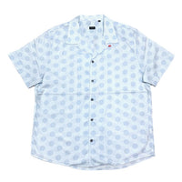 (DESIGNERS) 2000'S～ PAUL SMITH SMALL POLKA DOT X LARGE POLKA DOT PATTERN TOTAL PATTERN LOOP COLLAR SHORT SLEEVE SHIRT