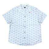 (DESIGNERS) 2000'S～ PAUL SMITH SMALL POLKA DOT X LARGE POLKA DOT PATTERN TOTAL PATTERN LOOP COLLAR SHORT SLEEVE SHIRT
