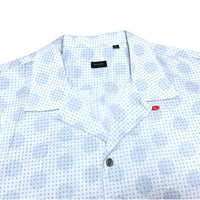 (DESIGNERS) 2000'S～ PAUL SMITH SMALL POLKA DOT X LARGE POLKA DOT PATTERN TOTAL PATTERN LOOP COLLAR SHORT SLEEVE SHIRT