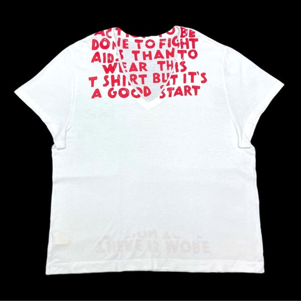 (DESIGNERS) MADE IN ITALY MAISON MARGIELA BIG AIDS T-SHIRT