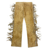 (vintage) 1990'S～ POLO RALPH LAUREN SHEEPSKIN FRINGE PANTS