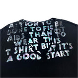 (designers) 2013 MADE IN ITALY MAISON MARGIELA BIG SIZE RAYON AIDS T-SHIRT