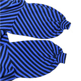 (designers) 1980'S～ MADE IN JAPAN ISSEY MIYAKE STRIPED PATTERN BALLOON SLEEVE STYLE BIG CARDIGAN