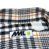 (DESIGNERS) 2000'S～ MORE ABOUT LESS PLAID PATTERN LOOP COLLAR SHORT SLEEVE BOX HEAVY FLANNEL SHIRT