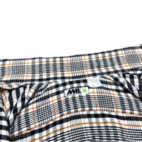 (DESIGNERS) 2000'S～ MORE ABOUT LESS PLAID PATTERN LOOP COLLAR SHORT SLEEVE BOX HEAVY FLANNEL SHIRT