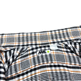 (DESIGNERS) 2000'S～ MORE ABOUT LESS PLAID PATTERN LOOP COLLAR SHORT SLEEVE BOX HEAVY FLANNEL SHIRT