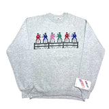 (vintage) DEAD STOCK NEW 1990'S～ MADE IN USA JERZEES HORSE RIDING PRINT SWEAT SHIRT