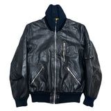 (vintage) 1980'S～ GERMAN ARMY PILOT LEATHER FLIGHT JACKET