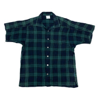 (DESIGNERS) 2000'S～ GOOD ENOUGH PLAID PATTERN LOOP COLLAR SHORT SLEEVE BOX SHIRT