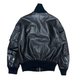 (vintage) 1980'S～ GERMAN ARMY PILOT LEATHER FLIGHT JACKET