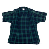 (DESIGNERS) 2000'S～ GOOD ENOUGH PLAID PATTERN LOOP COLLAR SHORT SLEEVE BOX SHIRT