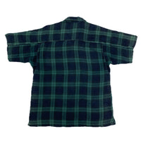 (DESIGNERS) 2000'S～ GOOD ENOUGH PLAID PATTERN LOOP COLLAR SHORT SLEEVE BOX SHIRT