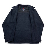 (designers) NEW MADE IN ENGLAND INVERTERE HOUNDSTOOTH PATTERN WOOL CPO SHIRT