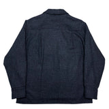 (designers) NEW MADE IN ENGLAND INVERTERE HOUNDSTOOTH PATTERN WOOL CPO SHIRT