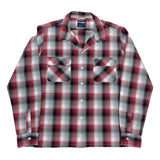 (vintage) 2000'S～ WRANGLER SHADOW PLAID COTTON LOOP COLLAR BOX SHIRT