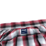 (vintage) 2000'S～ WRANGLER SHADOW PLAID COTTON LOOP COLLAR BOX SHIRT