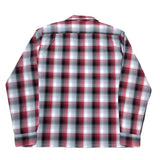 (vintage) 2000'S～ WRANGLER SHADOW PLAID COTTON LOOP COLLAR BOX SHIRT