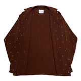 (vintage) 1960'S～ DONEGAL modern classics POLKA DOT X POLKA DOT PATTERN RAYON LOOP COLLAR BOX SHIRT