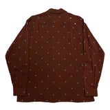 (vintage) 1960'S～ DONEGAL modern classics POLKA DOT X POLKA DOT PATTERN RAYON LOOP COLLAR BOX SHIRT