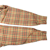 (vintage) 1990'S～ MADE IN HONG KONG J.CREW LATTICE PATTERN WOOL SHIRT