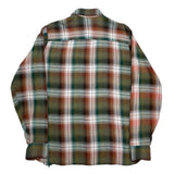 (vintage) 1980'S～ MADE IN KOREA ARROW Brigade MARVELLA SHADOW PLAID RAYON SHIRT AS IS
