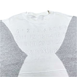 (designers) 2020 MADE IN ITALY MAISON MARGIELA 10 CALENDAR LOGO EMBROIDERED DESIGN DOCKING SWEAT SHIRT