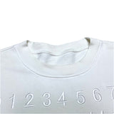 (designers) 2020 MADE IN ITALY MAISON MARGIELA 10 CALENDAR LOGO EMBROIDERED DESIGN DOCKING SWEAT SHIRT