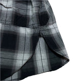 (designers) MADE IN JAPAN SASSAFRAS SHADOW PLAID BIG POCKET DESIGN SHIRT WITH GUSSET