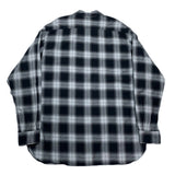 (designers) MADE IN JAPAN SASSAFRAS SHADOW PLAID BIG POCKET DESIGN SHIRT WITH GUSSET