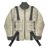 (vintage) 1990'S～ AVIREX BELTED DESIGN LINED BOA MILITARY JACKET