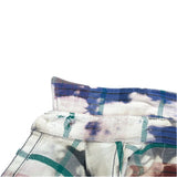 (boro) 1990'S～ UNKNOWN PLAID PATTERN BLEACHED HEAVY FLANNEL SHIRT