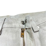 (vintage) 1990'S～ MADE IN KOREA UNKNOWN 5 POCKET SUEDE SHORTS