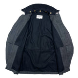 (designers) 1997 GENERAL RESEARCH STRIPED WOOL MOTORCYCLE JACKET