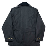 (designers) 1997 GENERAL RESEARCH STRIPED WOOL MOTORCYCLE JACKET