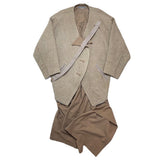 (designers) 1980'S～ ISSEY MIYAKE BRUSH TAG ZIP DEFORMED DESIGN LONG COAT