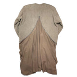 (designers) 1980'S～ ISSEY MIYAKE BRUSH TAG ZIP DEFORMED DESIGN LONG COAT