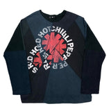 (DESIGNERS) MADE IN JAPAN ink RED HOT CHILI PEPPERS PATTERN REMAKE PATCHWORK LONG SLEEVE T-SHIRT