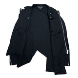 (designers) AD2015 MADE IN JAPAN COMME des GARCONS HOMME PLUS HEM DEFORMED DESIGN DOUBLE BREASTED COTTON BIKER JACKET