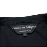 (designers) AD2015 MADE IN JAPAN COMME des GARCONS HOMME PLUS HEM DEFORMED DESIGN DOUBLE BREASTED COTTON BIKER JACKET
