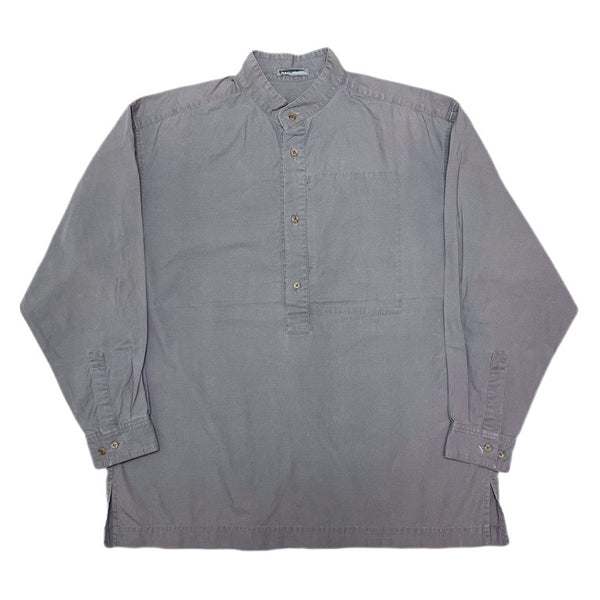 (DESIGNERS) 1980'S～ MADE IN JAPAN ISSEY MIYAKE MEN BRUSH TAG STAND UP COLLAR PULOVER SHIRT