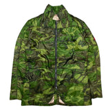 (designers) MADE IN USA DR.ROMANELLI REMAKE CAMOUFLAGE PATTERN QUILTED JACKET WITH CHAIN STITCH
