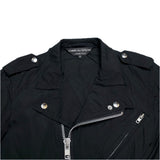 (designers) AD2015 MADE IN JAPAN COMME des GARCONS HOMME PLUS HEM DEFORMED DESIGN DOUBLE BREASTED COTTON BIKER JACKET