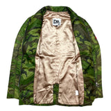 (designers) MADE IN USA DR.ROMANELLI REMAKE CAMOUFLAGE PATTERN QUILTED JACKET WITH CHAIN STITCH