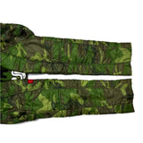 (designers) MADE IN USA DR.ROMANELLI REMAKE CAMOUFLAGE PATTERN QUILTED JACKET WITH CHAIN STITCH