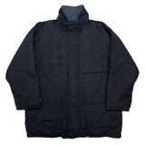 (designers) 1990'S～ MADE IN ROMANIA ARMANI JEANS STAND UP COLLAR PADDED NYLON JACKET