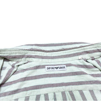 (DESIGNERS) 1990'S～ MADE IN JAPAN EMPORIO ARMANI STRIPED PATTERN SHIRT AS IS