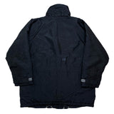 (designers) 1990'S～ MADE IN ROMANIA ARMANI JEANS STAND UP COLLAR PADDED NYLON JACKET