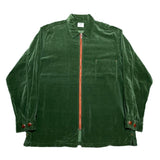 (designers) 1990'S～ MADE IN JAPAN dezert from COMME des GARCONS VELOUR ZIP UP BOX SHIRT